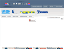 Tablet Screenshot of klimamobil.hr